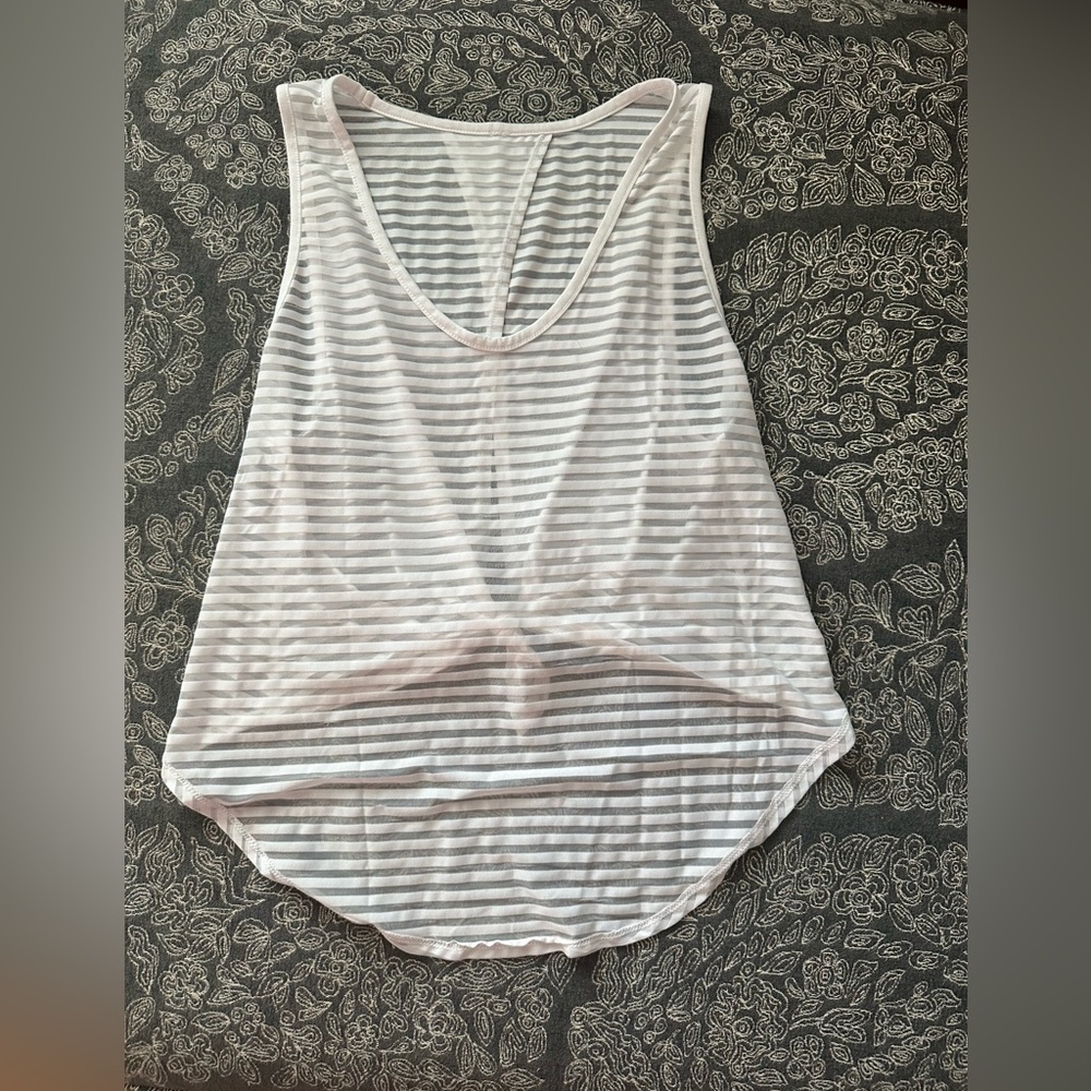 Sheer workout tank